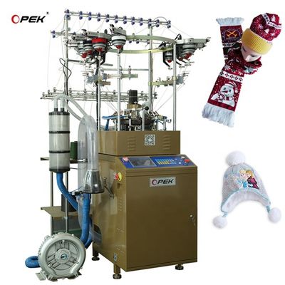 Machine à tricoter pour le club de football écharpe Opek 365 mode chaude coiffure style de tricot