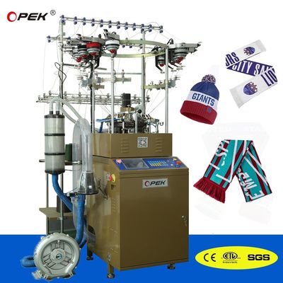 Machine à tricoter à haute vitesse à chapeau et écharpe circulaire à haute résistance au vent pour multi-gauge par OPEK