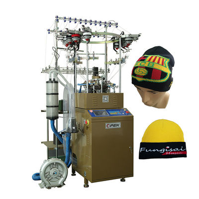 Machine de fabrication de chapeaux à servo-moteur avancé à chapeau à écharpe Jacquard
