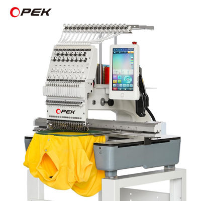T-shirt à casquette plate précision Machine de broderie informatisée pour T-shirt OPEK Vêtements