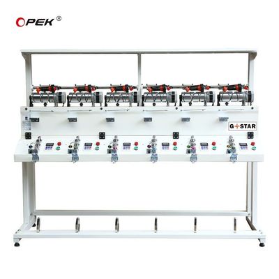 1100 m/min de vitesse machine de bobinage à bobinage de fils cône parfait pour le remontage de fil précis