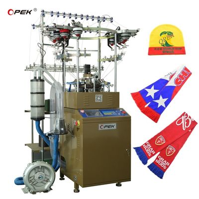 Machine à tricoter à grande vitesse pour écharpe avec approbation CE ETL et fonction de Jacquard de l'OPEP