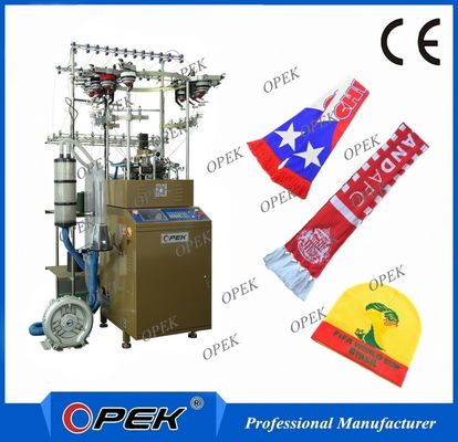 Machine à tricoter pour écharpe de football entièrement informatisée avec alarme entièrement automatique