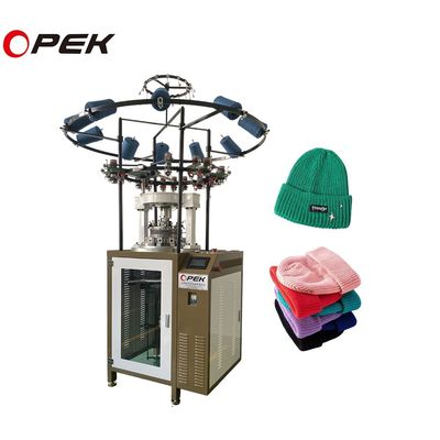 Écaille de poisson et couture de gaufre tissage chapeaux à côtes machine à tricoter avec lubrification automatique
