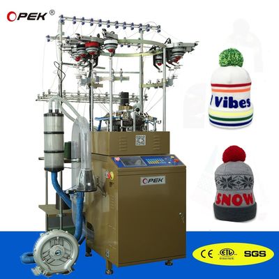 Machine à tricoter chapeau et écharpe Opek à haute performance pour les ateliers de réparation de machines
