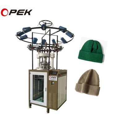 30000sets/month Poisson écaille Tuck chapeaux de côtes Tricot machine à tricoter avec lubrification Oiler AUTO