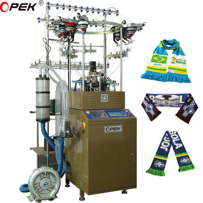 9 pouces largeur de tricot OPEK haute vitesse entièrement Jacquard automatique écharpe machine de tricot