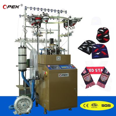 La plus récente machine à tricoter Opek pour les chapeaux de foot en laine et les petits chapeaux acryliques parfaits