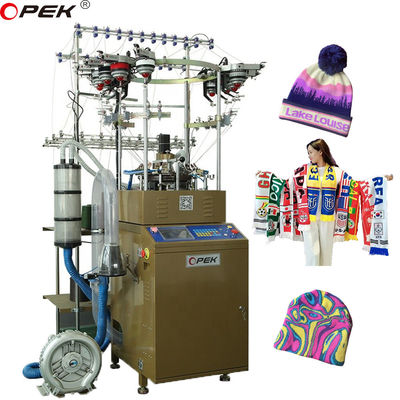 Des bonnets et des foulards Jacquard avec écran tactile Spécialisation de la machine à tricoter OPEK