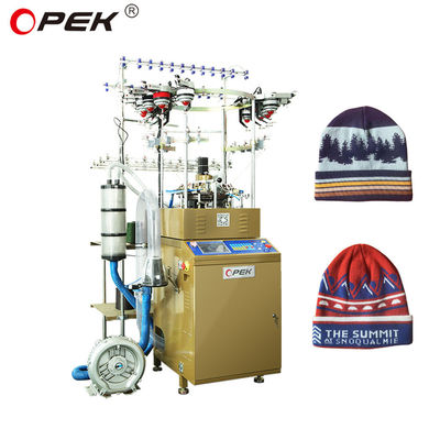 Machine de tricot de casquette et écharpe hautement OPEK 365 entièrement informatisée