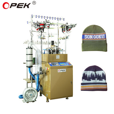 Machine de tricot de casquette et écharpe hautement OPEK 365 entièrement informatisée