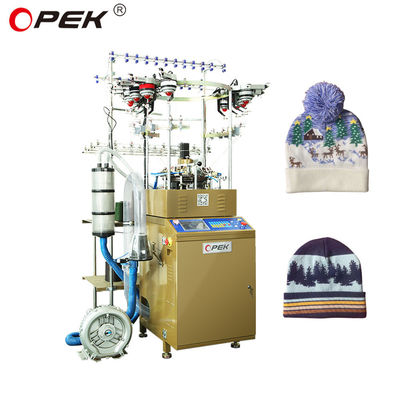 Machine de tricot de casquette et écharpe hautement OPEK 365 entièrement informatisée