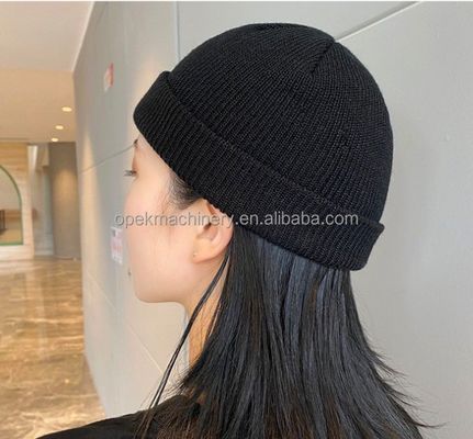 La machine à tricoter à la déformation OPEK 2024 Hip Pop Fashion Ribbed Beanie Machine à 80 tours par minute