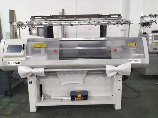 Machine à pull plat Jacquard pour hommes à double mécanisme de tricot