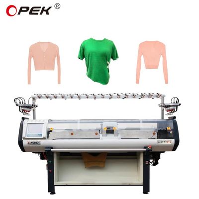 Machine de fabrication de collier de pull de 52 pouces pour un processus de tricot rapide et précis