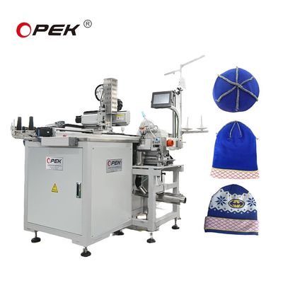 OPEK-300HS Machine à coudre automatique pour chapeaux Opération informatisée Configuration de lit plat