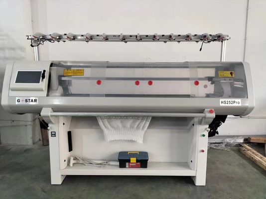 Machine à tricoter à plaques de Jacquard 16GG à double système 52 pouces pour une production élevée