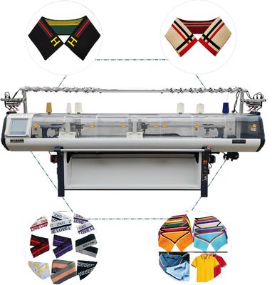 Machine à col plat de 52 pouces entièrement en jacquard avec calibre 12 et calibre 14