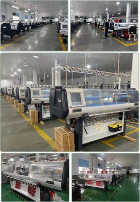 Machine à tricoter à plat de pull informatisé à vitesse de 1,6 m/s et capacité de Jacquard