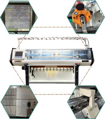 Machine à tricoter à plat entièrement Jacquard XD52S-1 Capacité de production plus élevée pour la fabrication de pulls