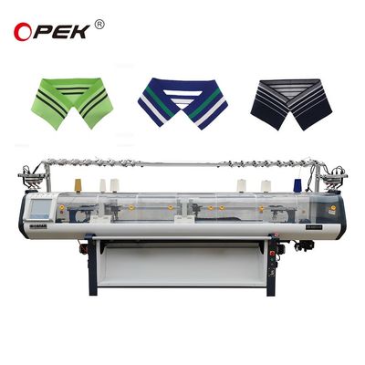 Machine à tricoter à col double tête de calibre 10GG pour la production de pulls de 80 pouces de largeur