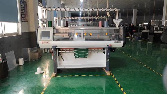 14 Gauge entièrement Jacquard Collier et pull machine à tricoter avec des performances plus élevées de vitesse