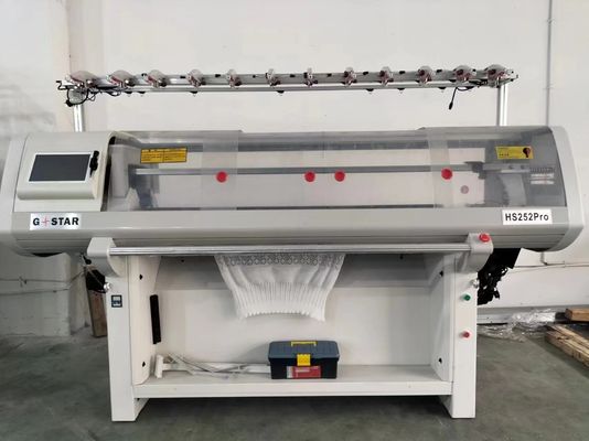 14 Gauge entièrement Jacquard Collier et pull machine à tricoter avec des performances plus élevées de vitesse