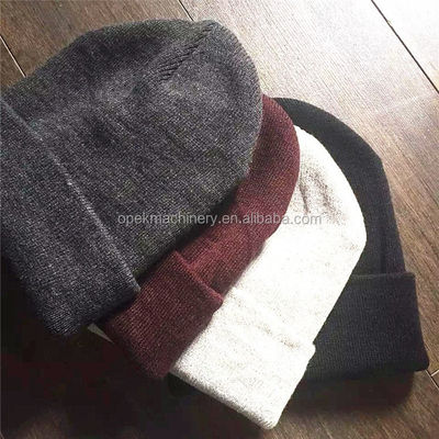 Opek Multicolor Jacquard Machine à tricoter chapeau et écharpe informatisée pour les besoins des magasins de vêtements