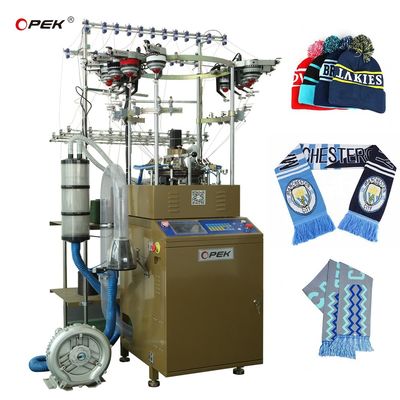 Maison à grande vitesse Jacquard Chapeau de foot Cap Machine de fabrication 16 options de couleur