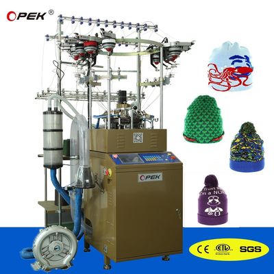Machine à chapeaux chaussettes de lot chapeau d'hiver machine à faire de tissage avec alarme entièrement automatique