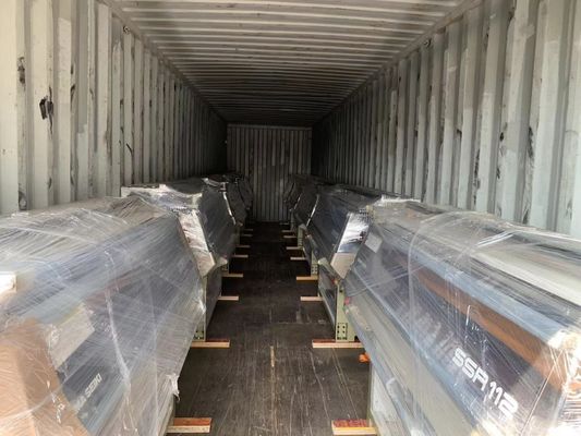 Machine à tricoter plat 80 pouces pour un faible coût d'entretien et double collier de transport