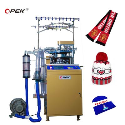 Machine à tricoter circulaire professionnelle Jacquard pour écharpe et chapeau de football