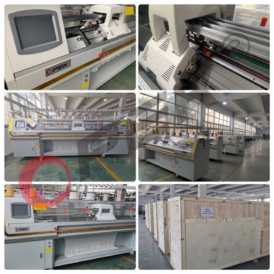 1 1 Système de chargement Machine à tricoter à plat informatisée pour le style de tricot au col de polo
