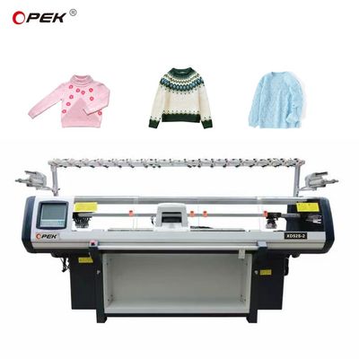 Chaussures à tricoter haut/pull-over/chapeau entièrement en jacquard 52 pouces Machine à tricoter à plat