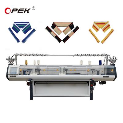 Opek 1 1 Système unique 50 pouces Collier entièrement à la mode Machine à tricoter à plat informatisée