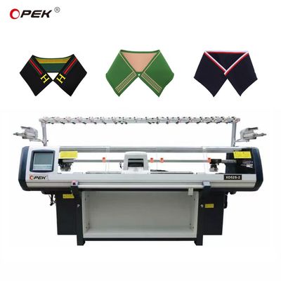 Machine à tricoter à plat informatisée à double système pour vêtements de largeur de tricot de 72 pouces
