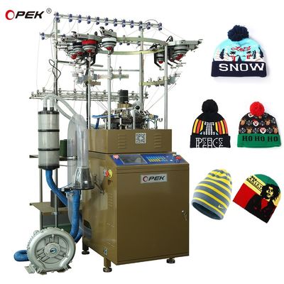 Écran tactile Opek tricot Slouch chapeau de bonnet machine à faire avec alarme entièrement automatique