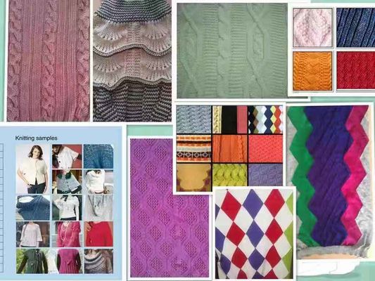 Machine de tricot de chapeau de calibre épais de 100 pouces avancée de 4 systèmes pour la production de tricot