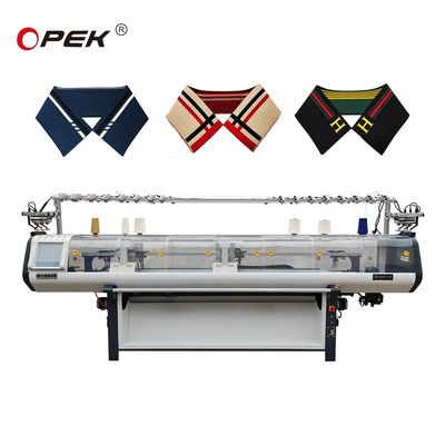 900 kg machine à tricoter à haute vitesse système unique T-shirt polo collier pull et manchette