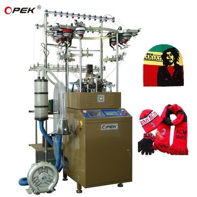 1KW OPEK entièrement informatisée machine à tricoter à gants à bonnet circulaire 800 pièces/jour Capacité