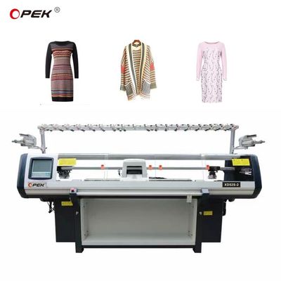 Machine à tricoter en laine à double système informatisée pour 52 pouces