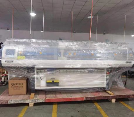 Augmentez votre production avec une machine à tricoter à col plat entièrement informatisée à grande vitesse