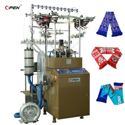 Machine de fabrication de bandes à cheveux à tricot très jaune circulaire entièrement informatisée