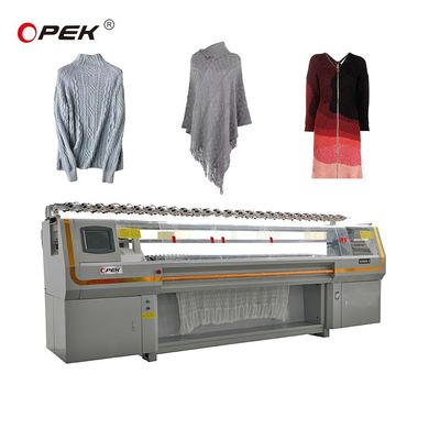 Machine à tricoter automatique de pull Jacquard de 80 pouces 3 systèmes avec les exigences du client