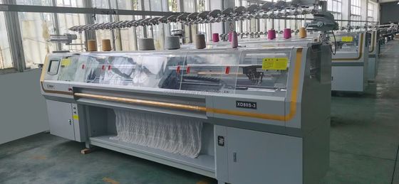 Machine à tricoter automatique de pull Jacquard de 80 pouces 3 systèmes avec les exigences du client