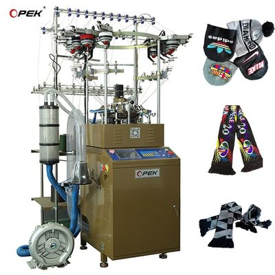 Équipement de fabrication de chapeaux en bonnet tricoté entièrement informatisé pour le contrôle du servomoteur