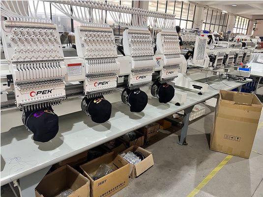 652*150cm Tajima taille de table de travail 12 tête de broderie machine pour les chapeaux et les vêtements finis
