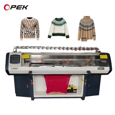 Trois systèmes entièrement informatisés machine de tricot de pull plat pour le tricot à domicile