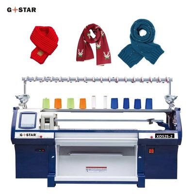 Machine à tricoter chapeau et foulard à haute vitesse à trois systèmes