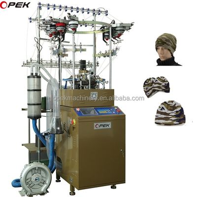 Machine de coiffure en tubes sans couture à tricot circulaire entièrement automatique